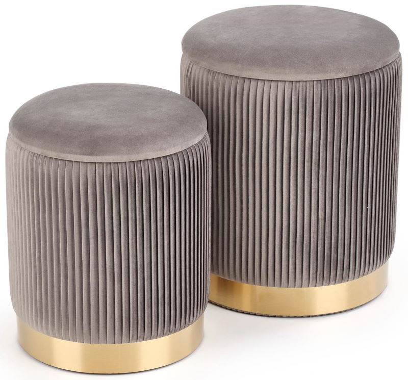 Фото Комплект Halmar Monty (2 пуфа) от производителя Halmar  в Крыму по цене 11 440 ₽