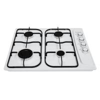 Варочная поверхность газовая 4-х конф. LIBERTON LHG 6540-01 (590х520хh95) (Материал корпуса Металл , Цвет корпуса белый) в Крыму от производителя 