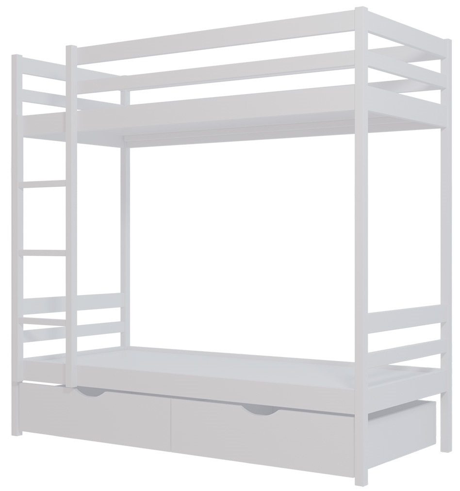 Фото Кровать двухъярусная №1 (СМ 80х190) с основанием от производителя Фант-мебель в Крыму по цене 28 620 ₽