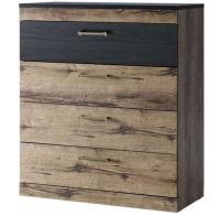 Комод 4S Джаггер (Jagger) (дуб монастырский-черный (Анрэкс) ) в Крыму от производителя 