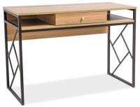 Стол компьютерный Signal Tablo B  (металл, мдф-дуб,  темно-коричневый (Signal) ) в Крыму от производителя 