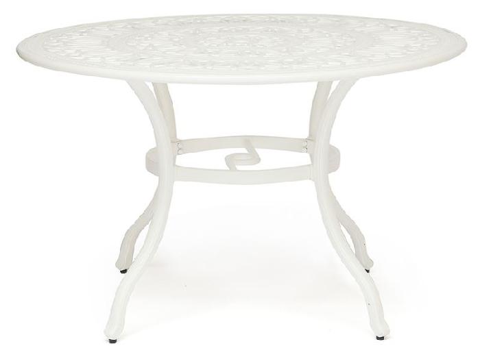 Стол кованый Сальери (Salieri)  (металл окрашенный, металл-слоновая кость,  слоновая кость (Tetchair) )