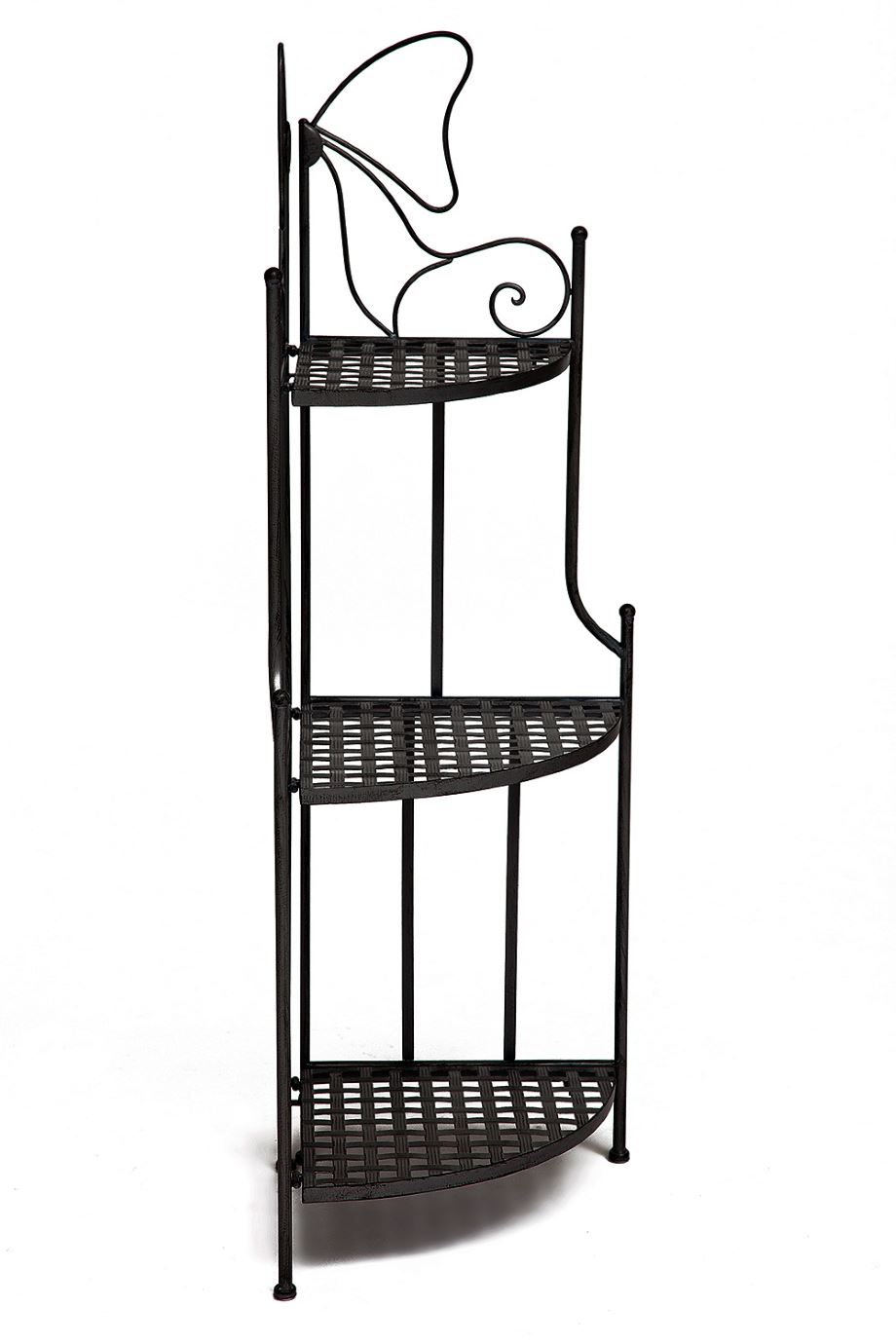 Фото Этажерка кованая угловая 003  в Крыму по цене 7 820 ₽ от производителя Tetchair, код товара 2000001552124, 2000001552131, 2000001552148 шт Фото Этажерка кованая угловая 003  от производителя Tetchair в Крыму по цене 7 820 ₽