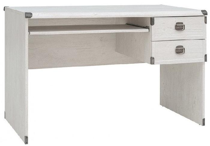 Стол письменный Индиана JBIU2S (лдсп, лдсп-сосна каньйон,  сосна каньйон (Black Red White (БРВ)) )