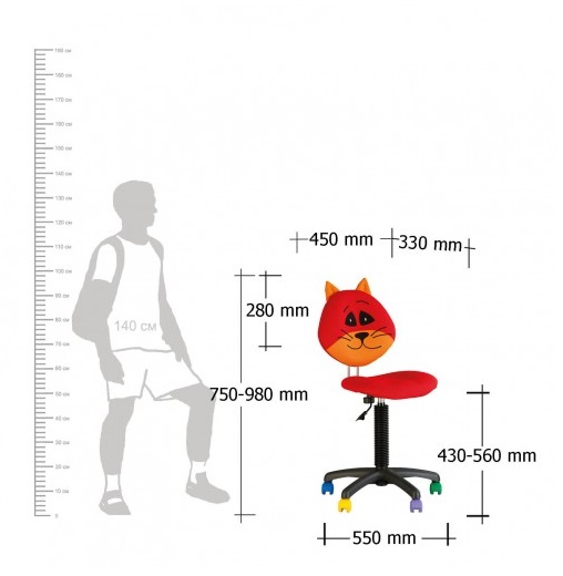 Фото Кресло компьютерное Кэт (Cat) GTS от производителя Новый стиль в Крыму по цене 6 390 ₽