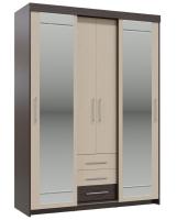 Шкаф-купе с ящиками Олимп (2 двери) в интернет магазине Планета Комфорта Фото shkafy-kupe-s-risunkom шкаф-купе с ящиками олимп (2 двери) производитель Гранд Кволити