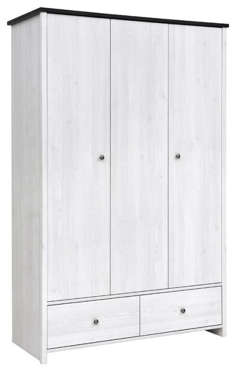 Фото Шкаф Порто SZF3D2S (129) трехдверный от производителя Black Red White (БРВ) в Крыму по цене 30 340 ₽