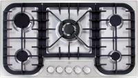 Варочная поверхность газовая 5-и комф. PG-910 (860х510) (Материал Металл , Цвет Металлик) в Крыму от производителя в интернет магазине Планета Комфорта Варочная поверхность газовая 5-и комф. PG-910 (860х510) (Материал Металл , Цвет Металлик) в Крыму от производителя