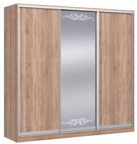 Фото Шкаф-купе Оскар 4.7 (2,22х0,6х2,3 - 3 двери) в Крыму по цене 64 150 ₽ от производителя Мебель Маркет, код товара 2000001678220, 2000001678237, 2000001678244 шт Фото Шкаф-купе Оскар 4.7 (2,22х0,6х2,3 - 3 двери) от производителя Мебель Маркет в Крыму по цене 64 150 ₽