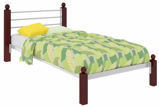 Фото Кровать односпальная Милана Lux (СМ 90х190) трубка металл от производителя Милсон в Крыму по цене 16 460 ₽