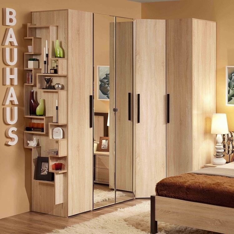 Фото Шкаф Bauhaus-8 (80) с зеркалами двухдверный в Крыму по цене 18 210 ₽ от производителя Глазов, код товара 2000001538852, 2000001538869 шт Фото Шкаф Bauhaus-8 (80) с зеркалами двухдверный от производителя Глазов в Крыму по цене 18 210 ₽