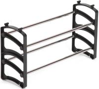 Обувница SR-1067-BK/SH32B  (черный-хром (Tetchair) ) в Крыму от производителя в интернет магазине Планета Комфорта Обувница SR-1067-BK/SH32B  (черный-хром (Tetchair) ) в Крыму от производителя