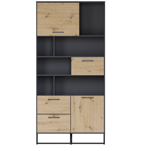 Фото Шкаф Brooklyn B172-REG1D2B2S от производителя Black Red White (БРВ) в Крыму по цене 32 270 ₽