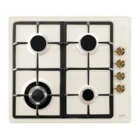 Варочная поверхность газовая 4-х конф. VENTOLUX HG640 L1 CEST (580х500хh43) (Корпус Эмаль , Цвет Черный) в Крыму от производителя 