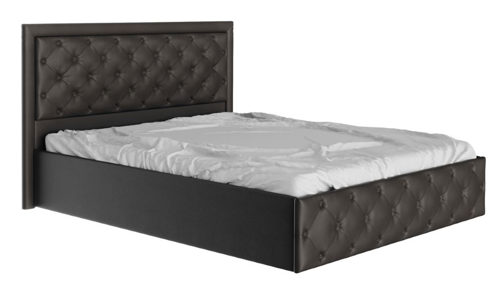 Фото Кровать двуспальная Мишель (СМ 160х200) с подъемным механизмом (пуговицы) от производителя Бон-мебель в Крыму по цене 33&nbsp;480 ₽