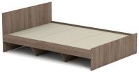 Кровать двуспальная К-14 (СМ 160х200) комплектуется настилом ( 160х200 , ЛДСП , венге , без подъемного мех. , без ящиков , без матраса (Ромис) ) в Крыму от производителя 