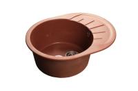 Мойка Granfest GF-R580L (ГР 580х450хh200) (шир.ящ.min 450) (Цвет мойки розовый) в Крыму от производителя 