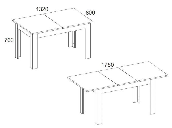 Фото Стол раздвижной Брасс (Brass) от производителя Анрэкс в Крыму по цене 16&nbsp;170 ₽