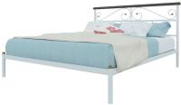 Фото metallicheskie-krovati кровать двуспальная эсмеральда (см 140х190) трубка металл производитель Милсон