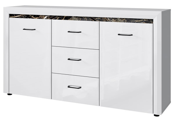 Фото Тумба 2D3S ВайтБлек (WhitBlack) от производителя Анрэкс в Крыму по цене 28 410 ₽