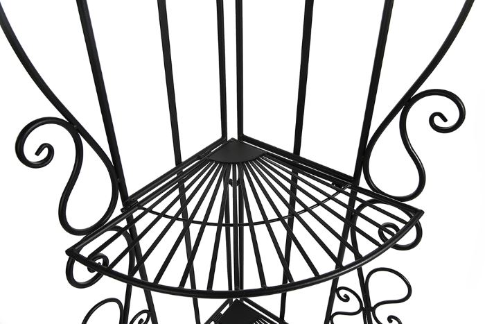 Фото Этажерка кованая угловая 001  в Крыму по цене 10 740 ₽ от производителя Tetchair, код товара 2000001552094, 2000001552100, 2000001552117 шт Фото Этажерка кованая угловая 001  от производителя Tetchair в Крыму по цене 10 740 ₽