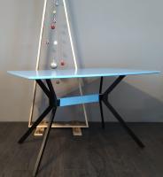 Стол обеденный DT-652 (металл, мдф-белый,  белый (La-alta) ) в Крыму от производителя 