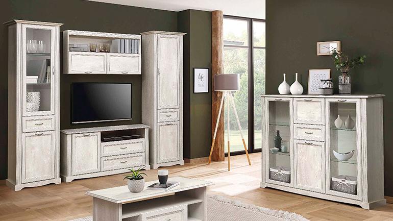 Фото Полка навесная 32.19 Сохо от производителя Олмеко в Крыму по цене 6 520 ₽