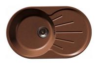 Мойка Granfest GF-R750L (ГР 750х460хh200) (шир.ящ.min 450) (Цвет мойки серый ) в Крыму от производителя 