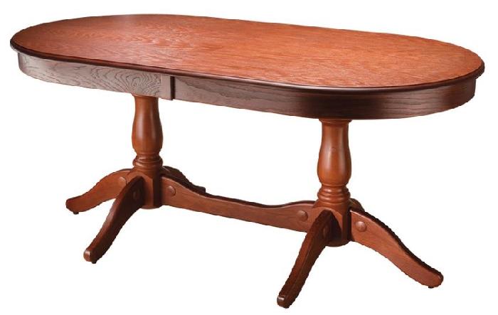 Стол обеденный Баффи (1,7) (№4 массив дерева, мдф шпон-морилка красное дерево,  морилка красное дерево (Черноусов) )