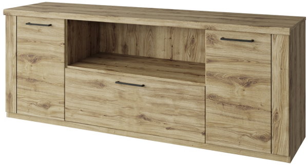 Фото Тумба RTV 2D1SN B Дорсет (Doorset) от производителя Анрэкс в Крыму по цене 15 950 ₽