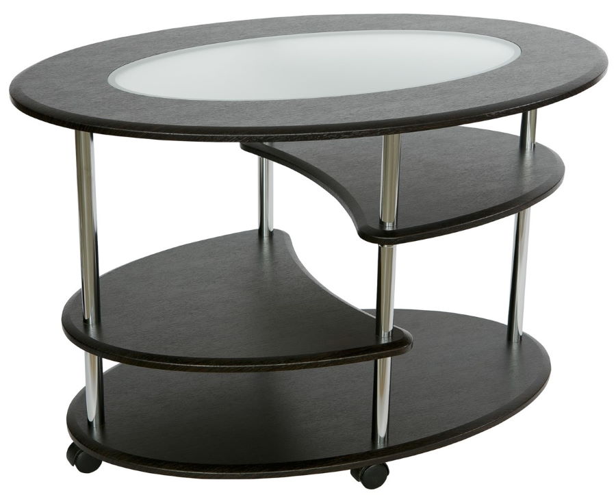 Фото Стол журнальный Эллипс (стекло) от производителя Калифорния в Крыму по цене 9 060 ₽