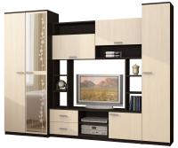 Фото gostinye-so-shkafom стенка флора (2,7) производитель БТС 