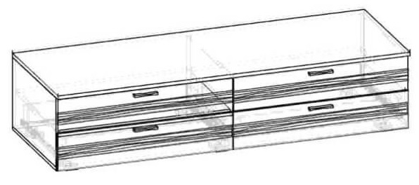 Фото Тумба ТВ Лотос ТБ-815 от производителя Сантан в Крыму по цене 6&nbsp;490 ₽