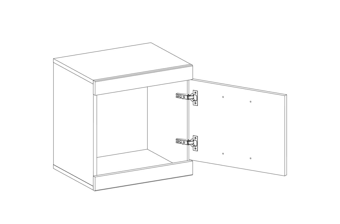 Фото Тумба для обуви 1D Оскар (Oskar) от производителя Анрэкс в Крыму по цене 5 510 ₽