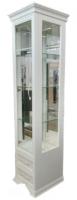 Шкаф с витриной Грация (1 дв) 3 стекла (белый, белый  (Браво-мебель) ) в Крыму от производителя 